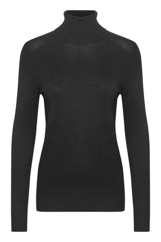 Saint Tropez Black Polo Sweater - AML Boutique NI