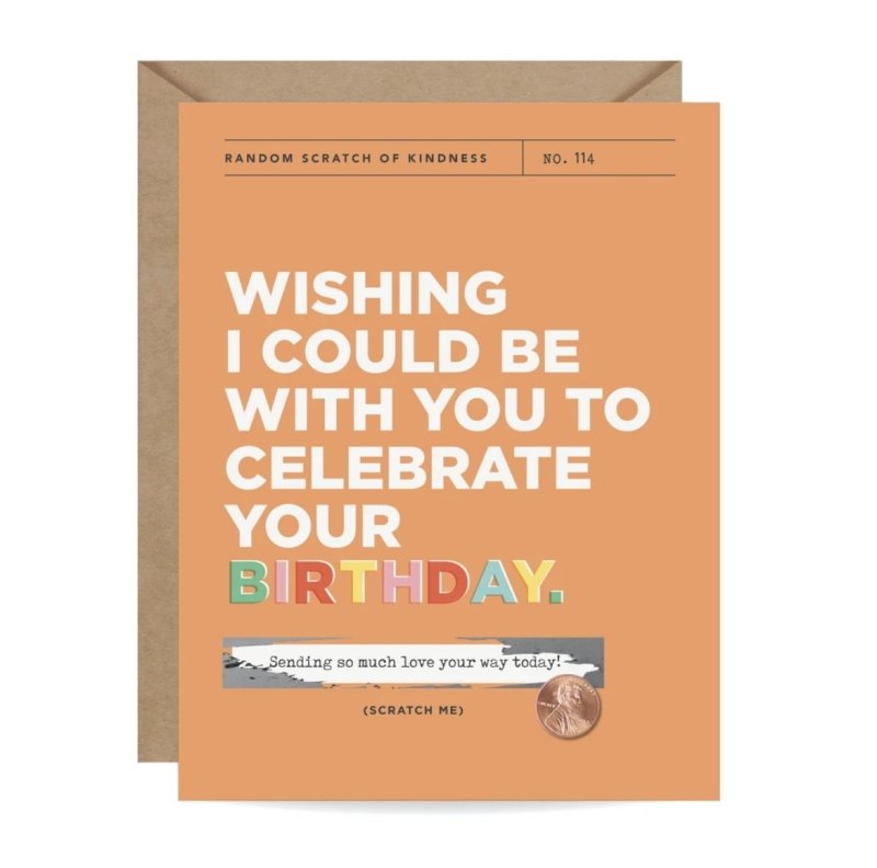 Sending Birthday Love Scratch Off Card - AML Boutique NI