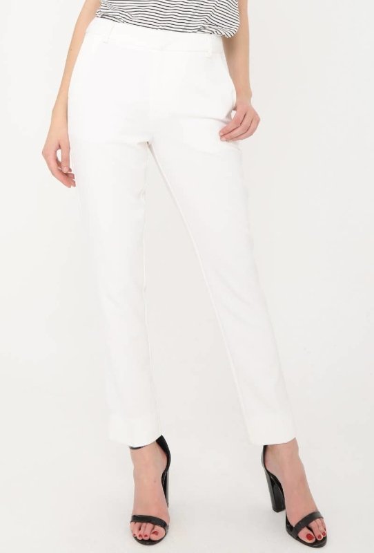 White Tailored Suit Trouser - AML Boutique NI
