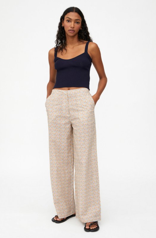 Wild Pony Wide Leg Trousers with Floral Print - AML Boutique NI
